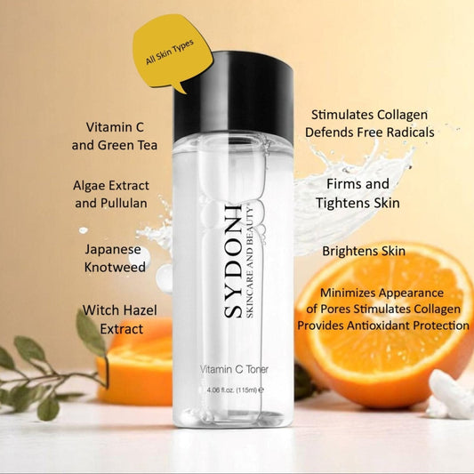 SYDONI VITAMIN C TONER| Brightening & Hydrating Facial Toner 4.06 fl. oz.